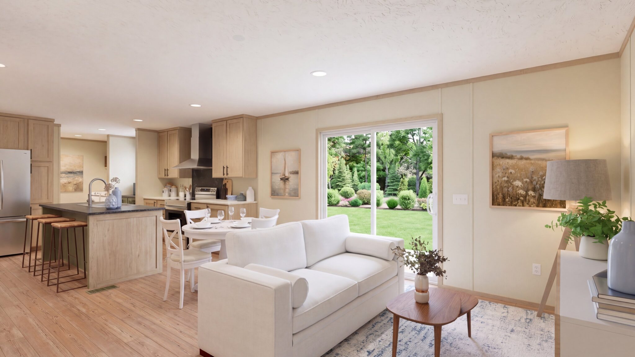 BOONE - Living Room and Kitchen