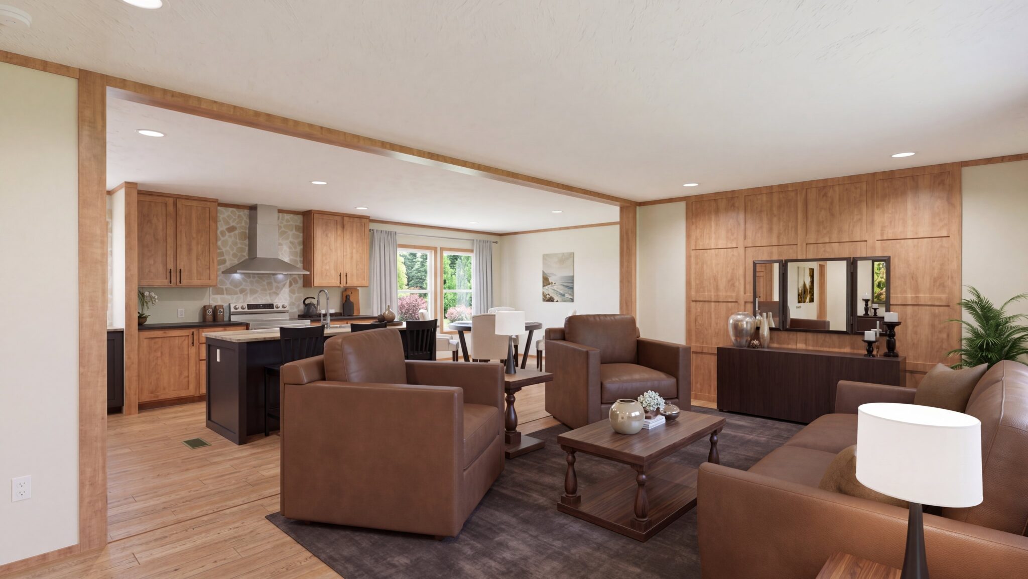 CROCKETT - Living Room and Kitchen
