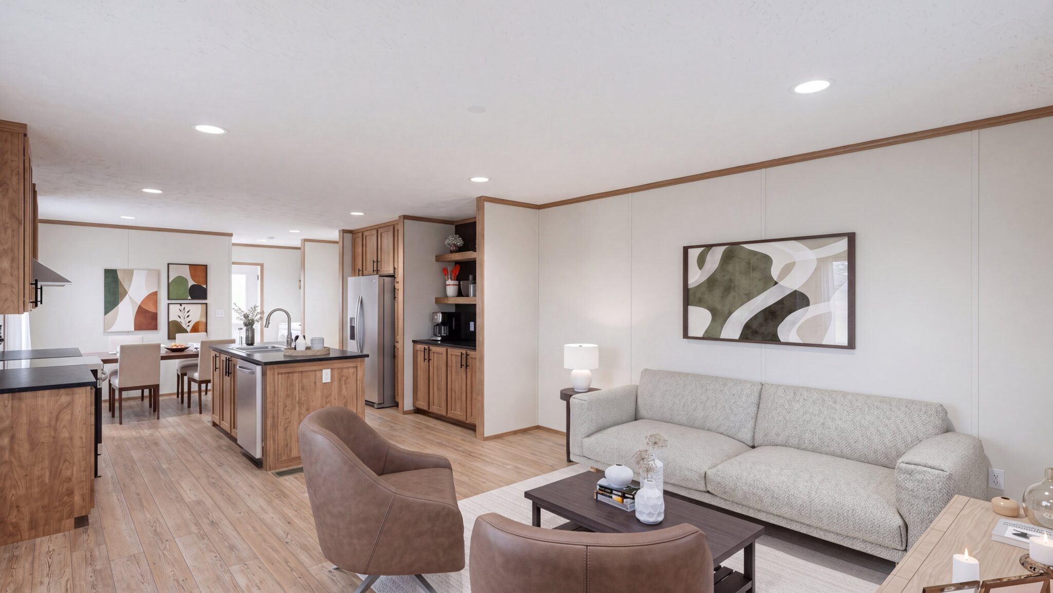 HUDSON - Living Room and Kitchen