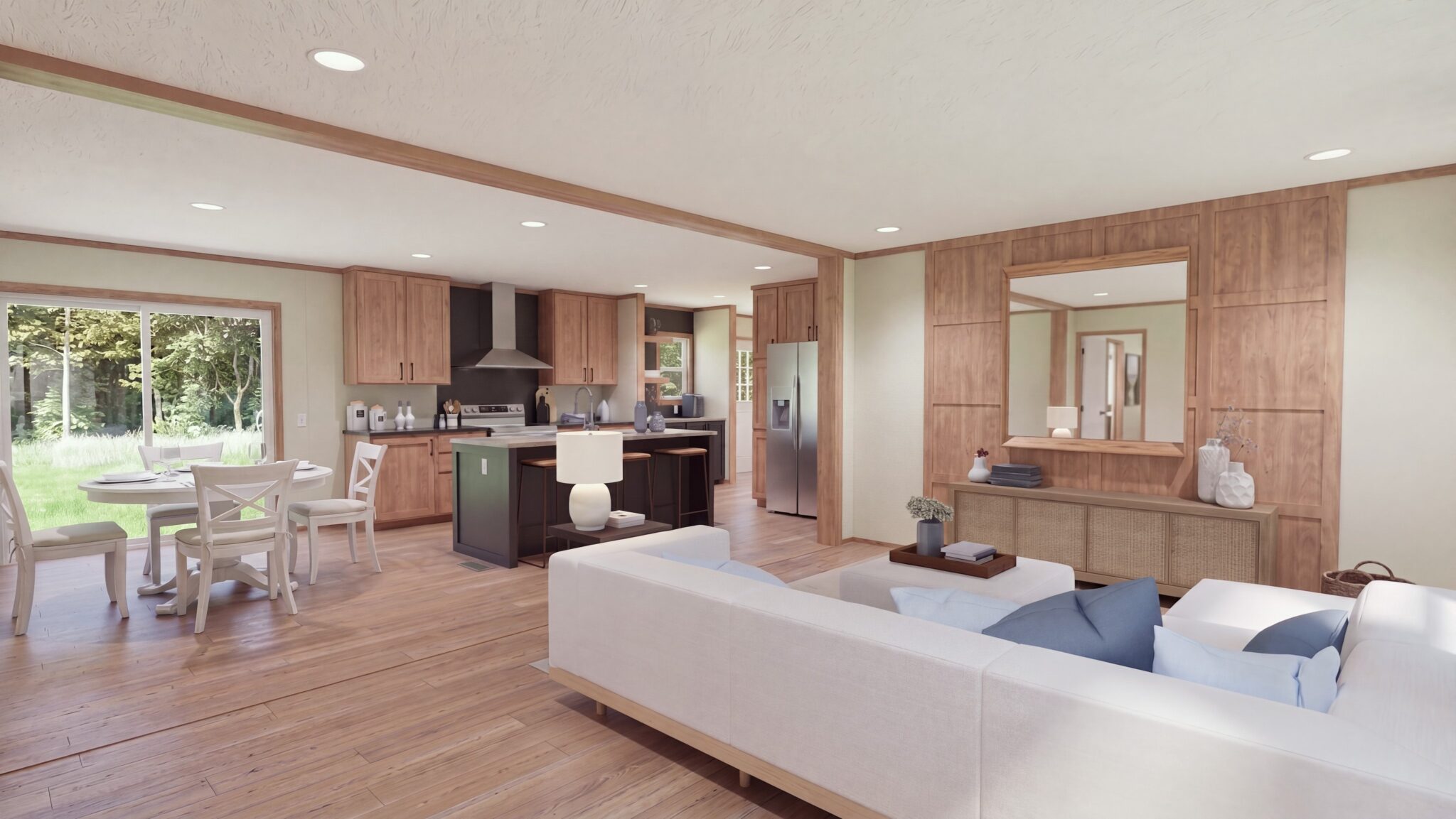 SNOWCAP - Living Room and Kitchen