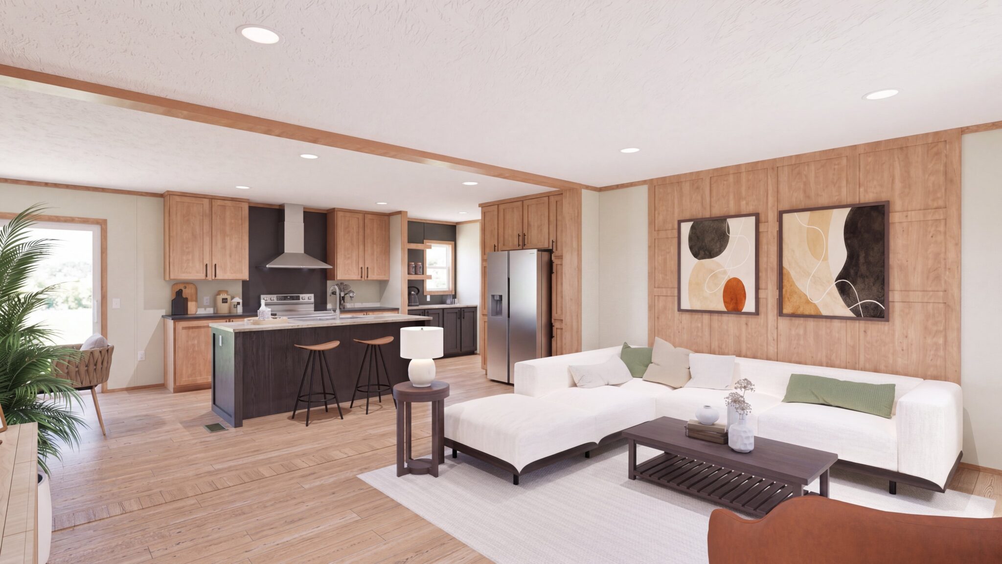 EXPEDITION - Living Room and Kitchen 1